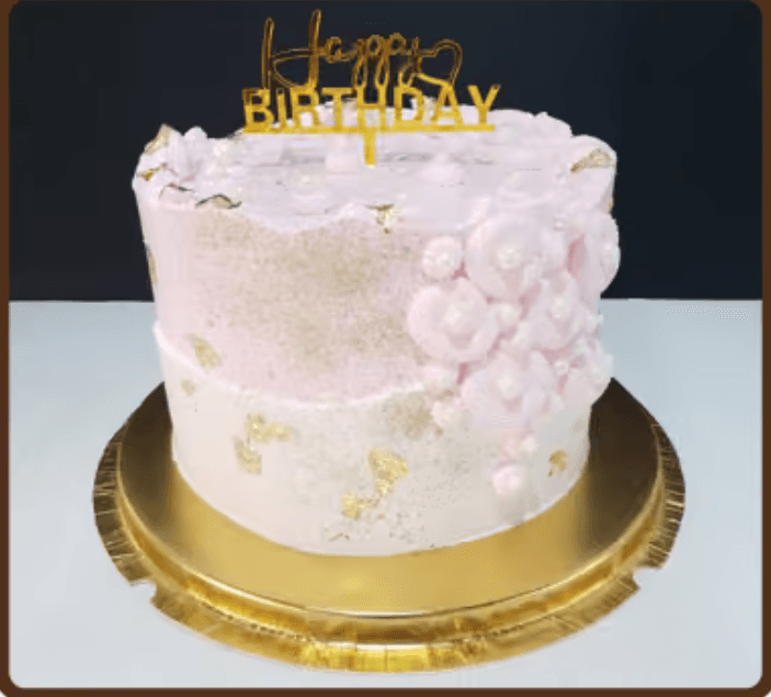 8″ MEDIUM ROUND 6 INCH HEIGHT BIRTHDAY CAKE (FAB2)