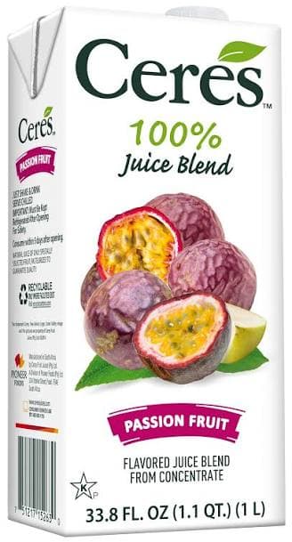 CERES PASSION FRUIT JUICE 1L