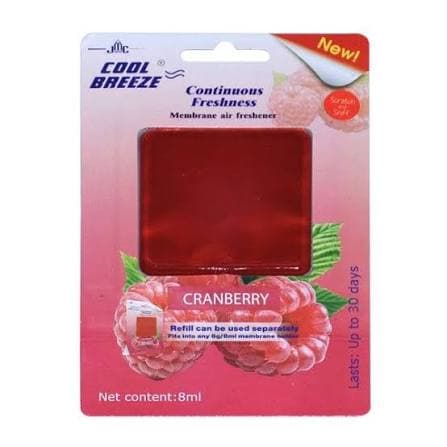 COOL BREEZE MEMBRANE AIR FRESHNER CRANBERRY 8ML