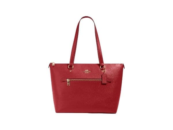COACH Gallery Tote – Gold/1941 Red (ORIGINAL)