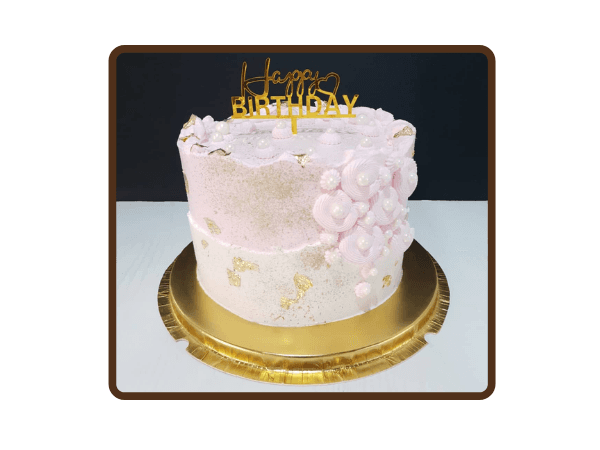 8″ MEDIUM ROUND 6 INCH HEIGHT BIRTHDAY CAKE (FAB2)