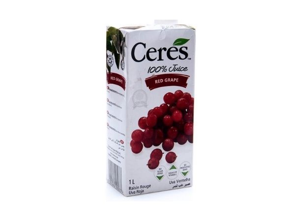 CERES RED GRAPE JUICE 1L