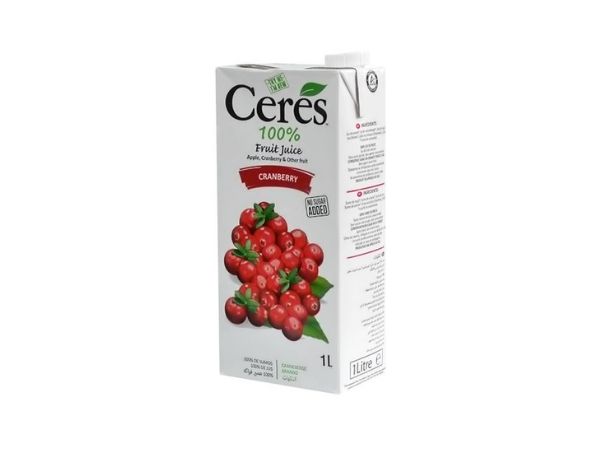 CERES CRANBERRY JUICE 1L