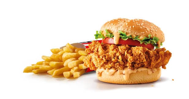 KFC BURGER MEAL – ZINGER