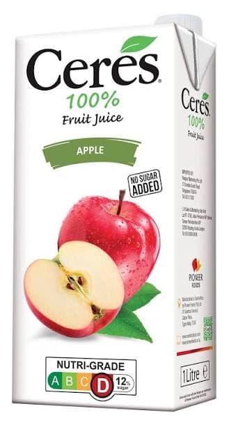CERES APPLE FRUIT JUICE 1L