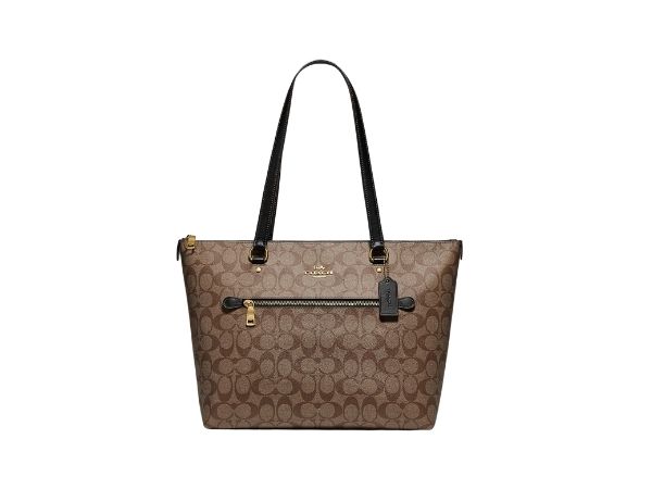 Coach+Gallery+Signature+Leather+Tote+Handbag+-+Gold%2FHoney+%281499-IMQWM%29  for sale online