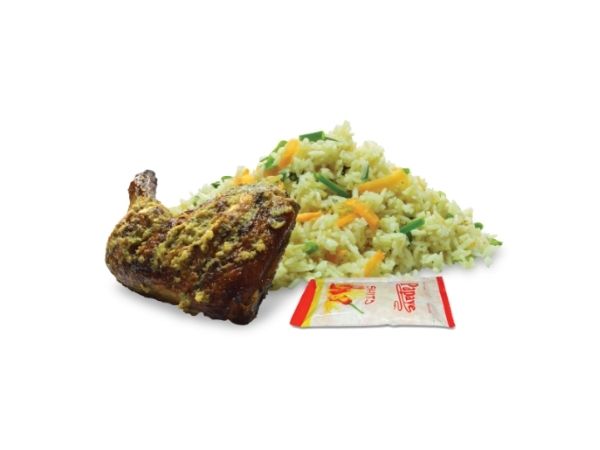Grilled Chicken Rice without Coleslaw