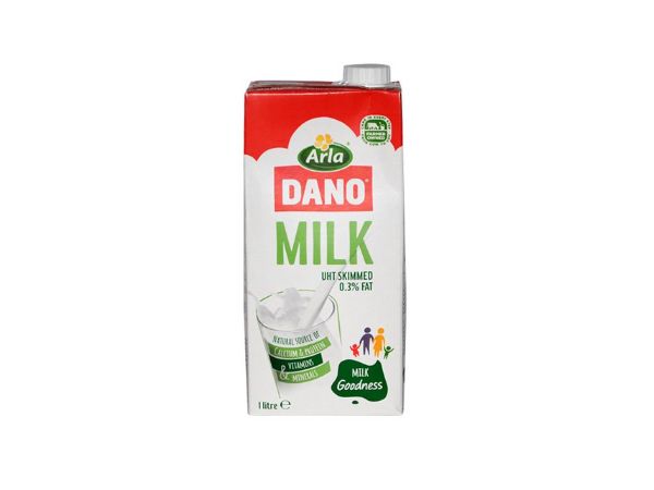 Dano 0.3% Skimmed UHT Milk 1L