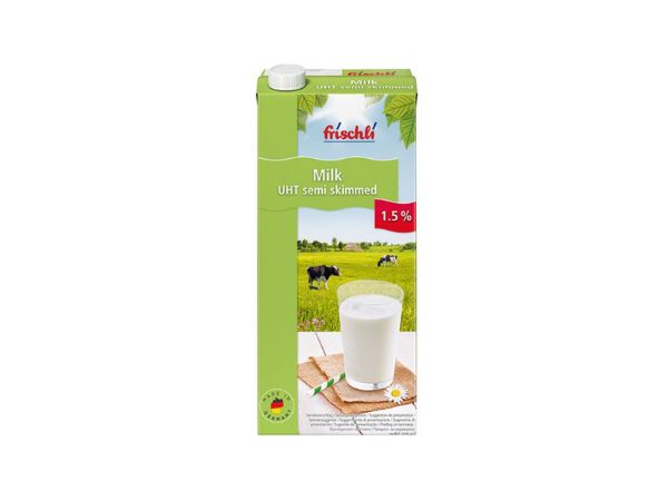 Frischli 1.5% Semi-Skimmed UHT Milk 1L