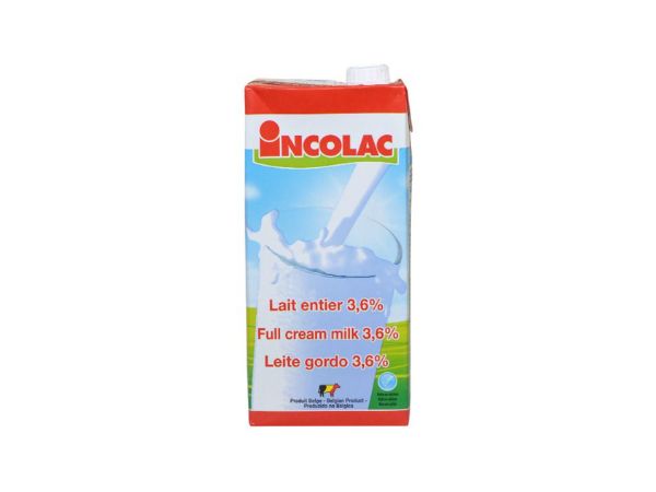 Incolac 3.6% Full Cream UHT Milk 1L