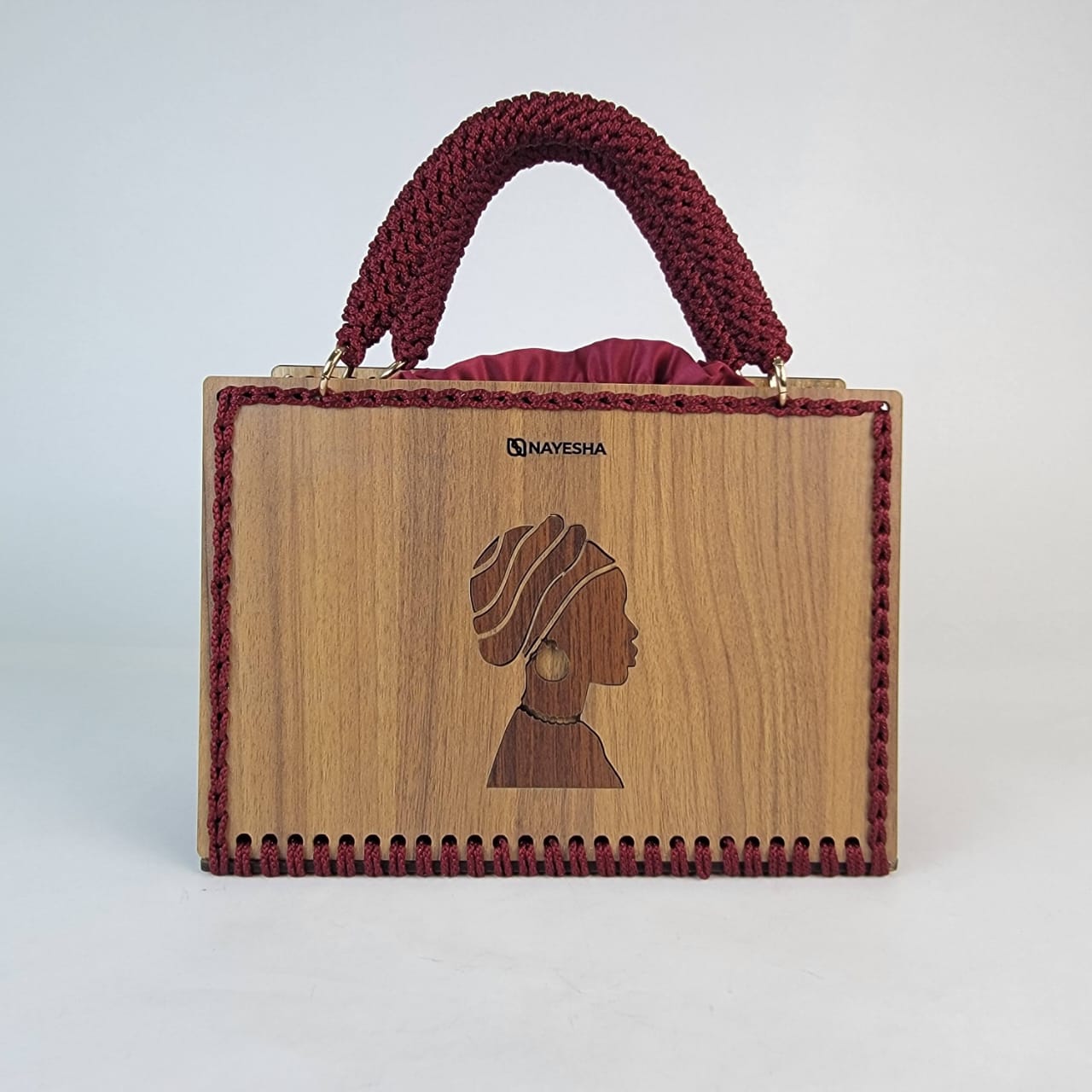 Nayesha DAAFUA Large (burgundy) - Image 2