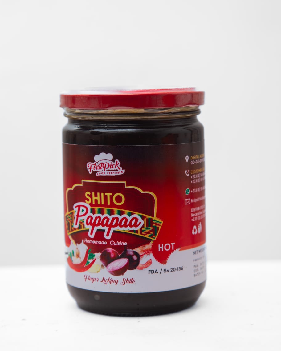 Firstpick Canned Shito Black Pepper Sauce 370g Hot (WHOLESALE) - Image 3